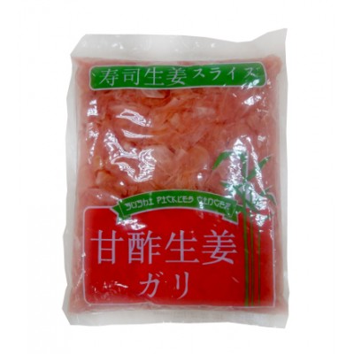 Marinated ginger for sushi (pink), 1 kg